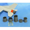 Metallic Details MDR4860 - 1/48 F-16 F100 Engine Afterburner Nozzle Set (Tamiya)