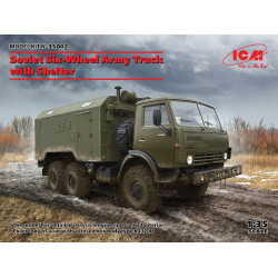 ICM 35002 - 1/35 - Soviet Six-Wheel Army Truck with Shelter scale model kit