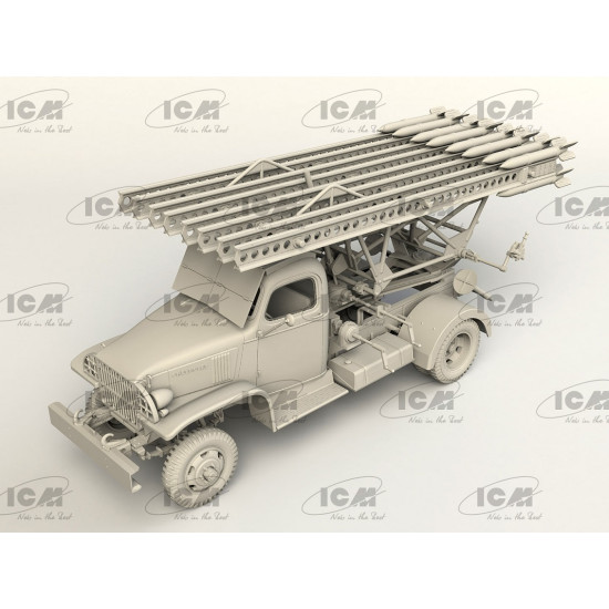 ICM 35596 - 1/35 BM-13-16 on G7107 chassis with Soviet crew scale model kit