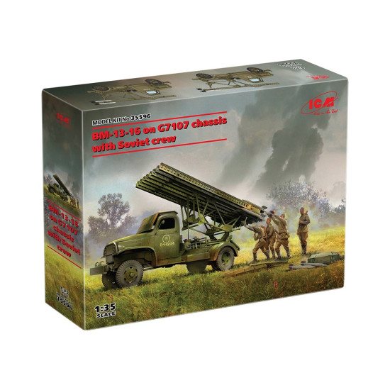 ICM 35596 - 1/35 BM-13-16 on G7107 chassis with Soviet crew scale model kit