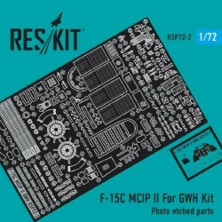 Reskit RSP72-0002 - 1/72 F-15C MCIP ll For GWH Kit ( Photo-Etched Kit )