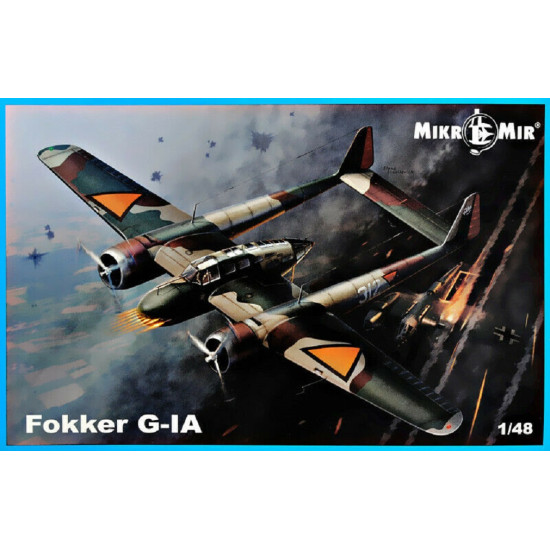 Mikro Mir 48-016 - 1/48 Fokker G.IA "Jachtkruiser" scale model kit