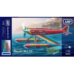 AMP 48-018 - 1/48 Italian Racing Plane Macchi-Castoldi M.C.72 Plastic Model Kit