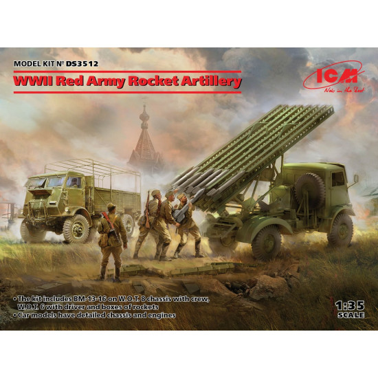 ICM DS3512 - 1/35 Red Army Rocket Artillery WWII, scale model kit