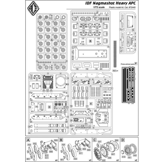 ACE 72440 - 1/72 Heavy APC SDI Nagmashot scale plastic model kit