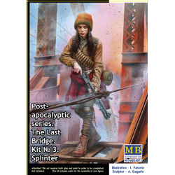 Master Box 24075 - 1/24 Post-apocalyptic series. Last Bridge. Kit Splinter