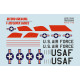 Print Scale 72-442 1/72 Skyhawk in Falkland War Part 2 The complete set 1,5 leaf