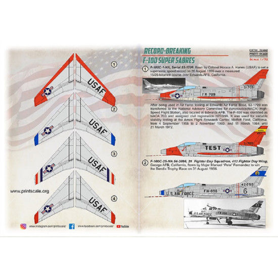 Print Scale 72-442 1/72 Skyhawk in Falkland War Part 2 The complete set 1,5 leaf