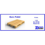 Dnepro Model 35108 - 1/35 Euro Pallet (4 pcs.) Resin model kit