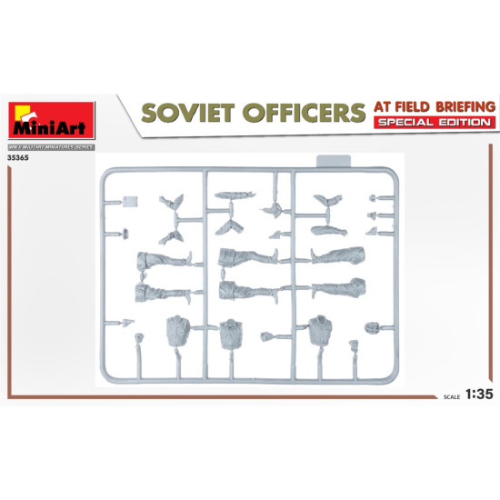 Miniart 35365 - 1/35 Soviet officers at a field briefing. (Special issue) model