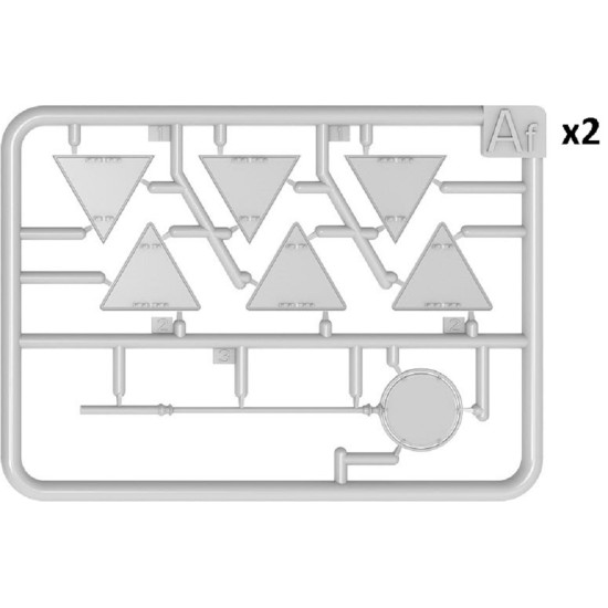 Miniart 35637 - 1/35 Italian traffic signs 1930-40s, scale model kit