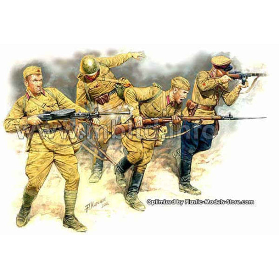 Frontier fight Soviet Infantry 1/35 Master Box 3523