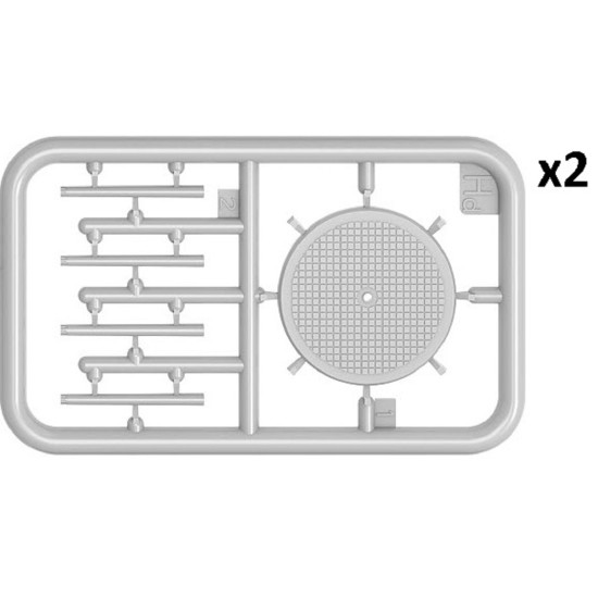 Miniart 35647 - 1/35 Outdoor furniture with electronics and umbrella model