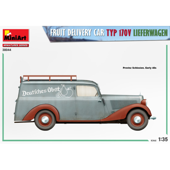 Miniart 38044 - 1/35 Fruit delivery van TYP 170V Lieferwagen, scale model