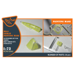 Clear Prop CPA72062 - 1/72 M6A1 Seiran painting mask for Tamiya model kit