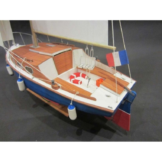 Orel 331 - 1/25 Paper Model Kit Cruising yacht, France, 1964, Civil navy