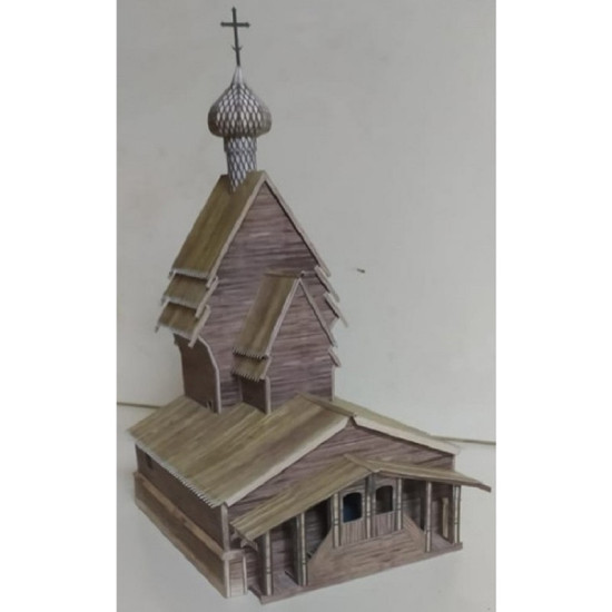 Orel 335 - 1/150 Paper Model Kit Church of St. George the Victorious in Yuksovichi