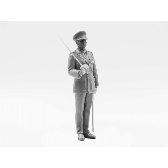 ICM 16012 - 1/16 Royal Marines officer 1 figure, scale plastic model kit