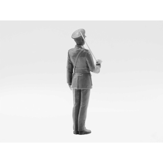 ICM 16012 - 1/16 Royal Marines officer 1 figure, scale plastic model kit