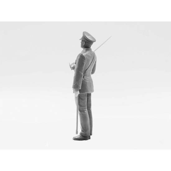 ICM 16012 - 1/16 Royal Marines officer 1 figure, scale plastic model kit