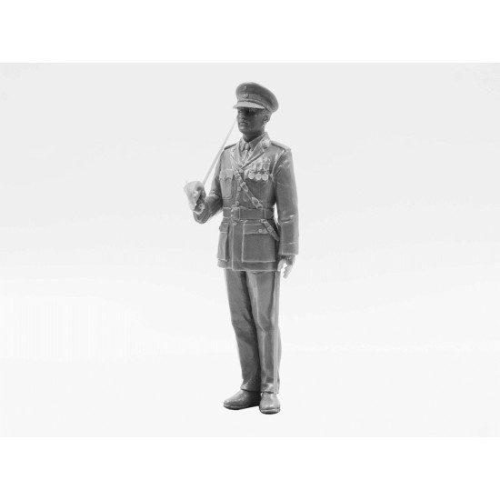 ICM 16012 - 1/16 Royal Marines officer 1 figure, scale plastic model kit