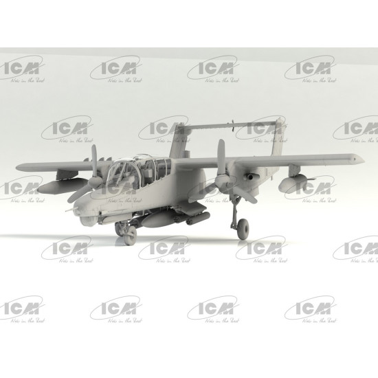 ICM 48301 - 1/48 OV-10D+ Bronco, Light attack and observation aircraft model