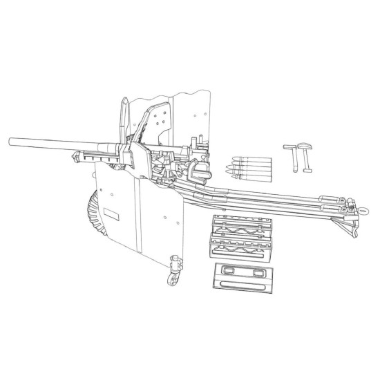 ACE 72563 - 1/72 Ordnance QF 6-pounder Mk.II/Mk.IV plastic model Kit
