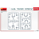 Miniart 35391 - 1/35 U.S. TANK CREW. SPECIAL EDITION, scale plastic model kit