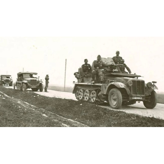 Us Stock Ace 72281 37mm Pak 35/36 Auf Sd.kfz 10 1/72