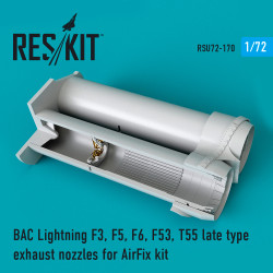 Reskit RSU72-0170 1/72 BAC Lightning F3, F5, F6, F53, T55 exhaust nozzles late