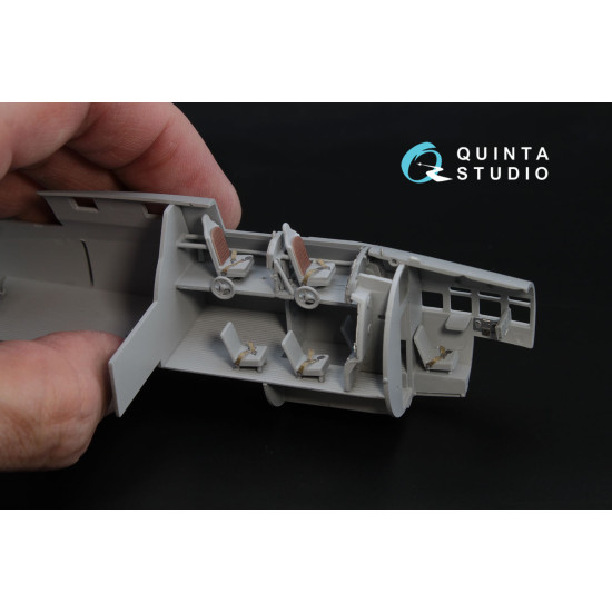 Quinta QD72005 - 1/72 3D-Printed coloured interior for Pe-8 TB-7 Zvezda kit Quinta QD72005 - 1/72 3D-Printed coloured interior for Pe-8 TB-7 Zvezda kit