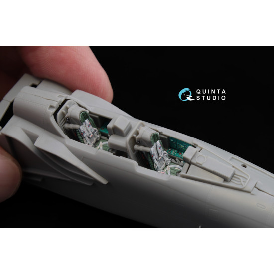 Quinta QD72014 1/72 3D-Printed & Coloured Interior for MiG-31B Trumpeter Kit