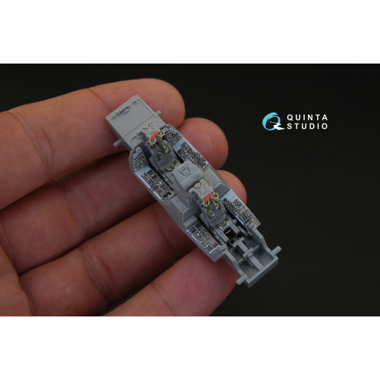 Quinta studios QD72025 1/72 3D Printed & Coloured Interior for F-14A GWH Quinta studios QD72025 1/72 3D Printed & Coloured Interior for F-14A GWH