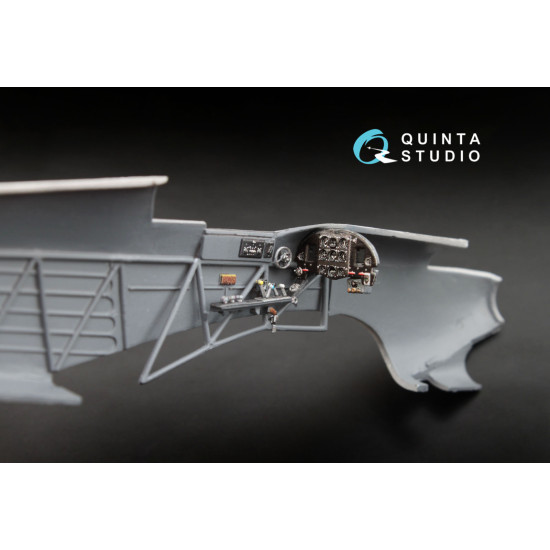 Quinta QD48002 - 1/48 3D-Printed coloured interior Yak-1 early for all kits