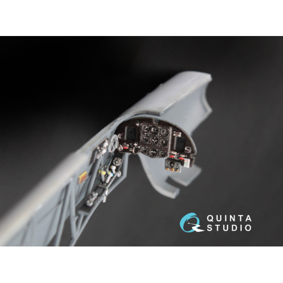 Quinta QD48003 - 1/48 3D-Printed coloured interior for Yak-1 mid.prod all kits Quinta QD48003 - 1/48 3D-Printed coloured interior for Yak-1 mid.prod all kits