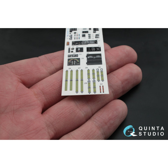 Quinta QD48011 - 1/48 3D-Printed interior for Pe-2 Zvezda kit