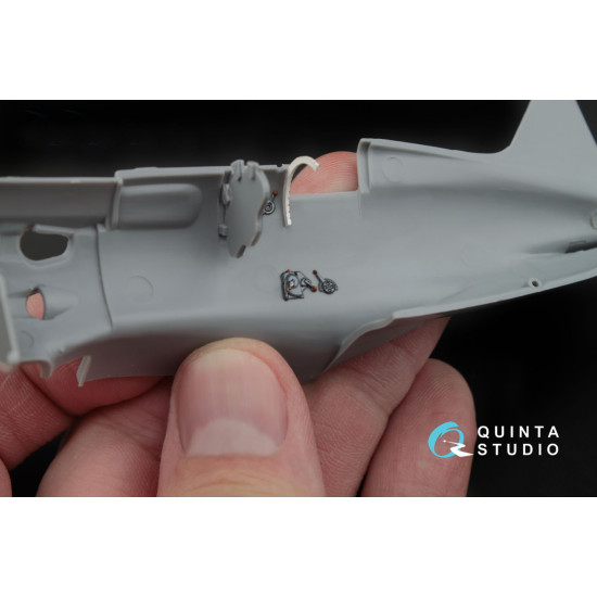 Quinta QD48022 - 1/48 3D-Printed  coloured interior for I-16 type 10