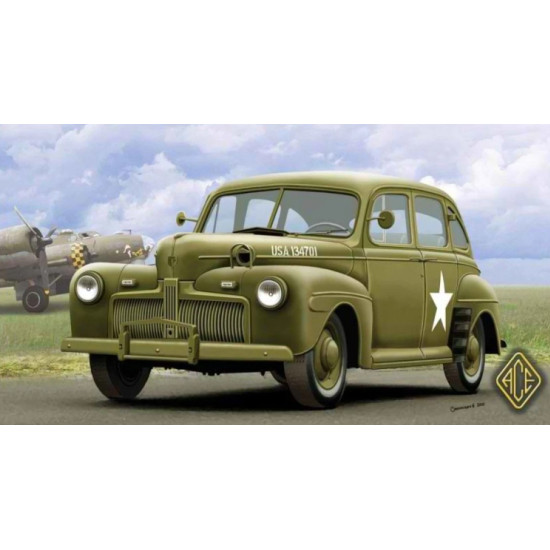 Us Stock Us Army Staff Car Model 1942 1/72 Ace 72298