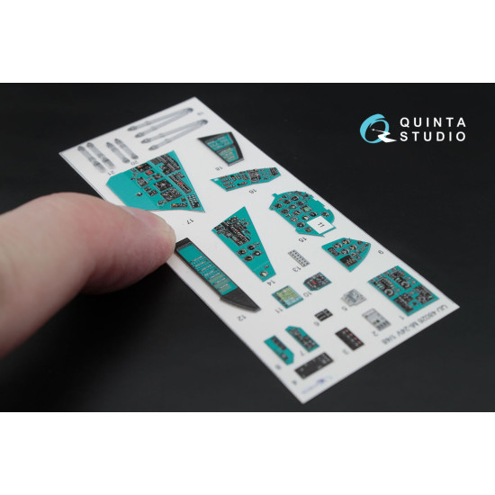 Quinta QD48026 - 1/48 3D-Printed interior for Mi-24V Hind Zvezda kit