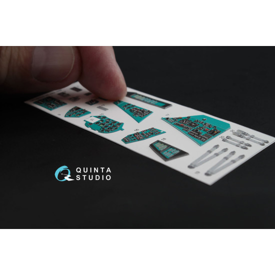 Quinta QD48026 - 1/48 3D-Printed interior for Mi-24V Hind Zvezda kit