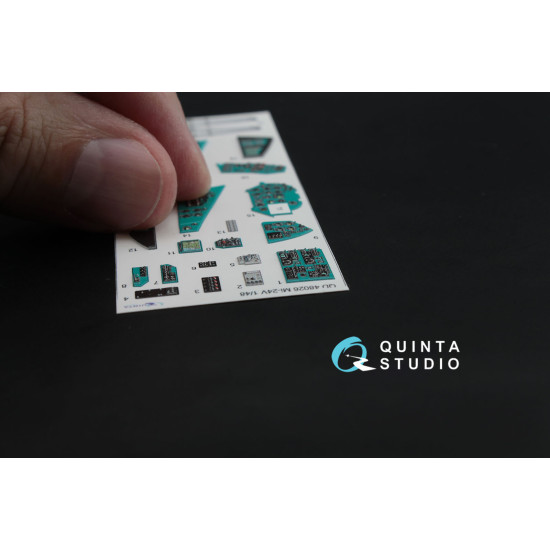 Quinta QD48026 - 1/48 3D-Printed interior for Mi-24V Hind Zvezda kit