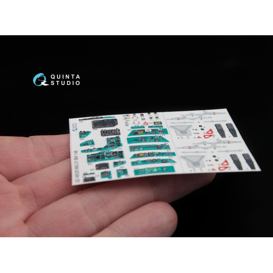 Quinta studio QD48028 - 1/48 3D-Printed interior for MiG-31BM (AMK)