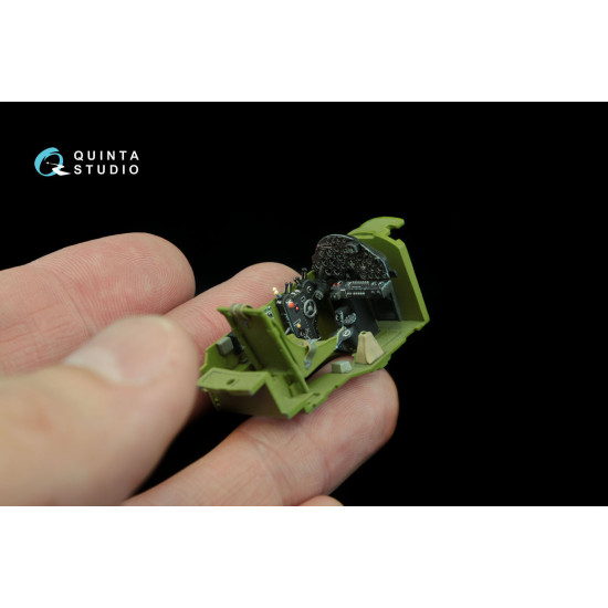 Quinta QD48030 - 1/48 3D-Printed and Coloured Interior for P-38G Tamiya Kit