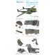Quinta QD48031 - 1/48 3D-Printed & Coloured Interior for P-38F Tamiya Kit Quinta QD48031 - 1/48 3D-Printed & Coloured Interior for P-38F Tamiya Kit