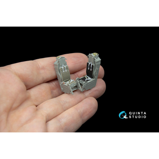 Quinta QD48039 - 1/48 3D-Printed coloured interior for F-15C GWH kit Quinta QD48039 - 1/48 3D-Printed coloured interior for F-15C GWH kit