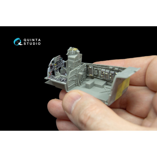 Quinta QD48039 - 1/48 3D-Printed coloured interior for F-15C GWH kit Quinta QD48039 - 1/48 3D-Printed coloured interior for F-15C GWH kit