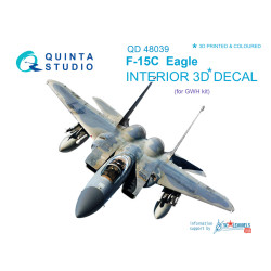 Quinta QD48039 - 1/48 3D-Printed coloured interior for F-15C GWH kit