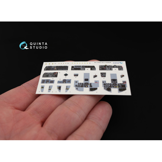 Quinta QD48041 - 1/48 3D-Printed & coloured interior for F-15D GWH kit
