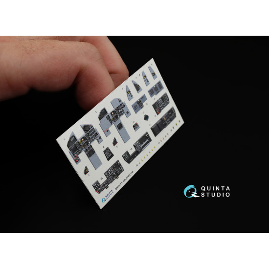 Quinta QD48041 - 1/48 3D-Printed & coloured interior for F-15D GWH kit