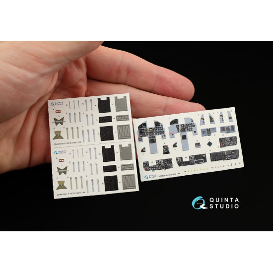 Quinta QD48041 - 1/48 3D-Printed & coloured interior for F-15D GWH kit